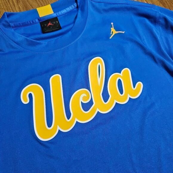 Air Jordan UCLA Bruins Basketball Top Long Sleeve Warmup Tee Shirt Women's M New - Picture 3 of 10